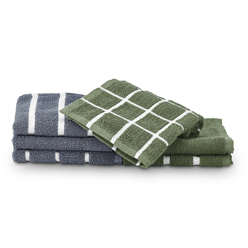 Bastian Tekstiler Terry Karklud 3 Stk. Blågrøn 3 Bastian Tekstiler Terry Karklud 3 Stk. Blågrøn