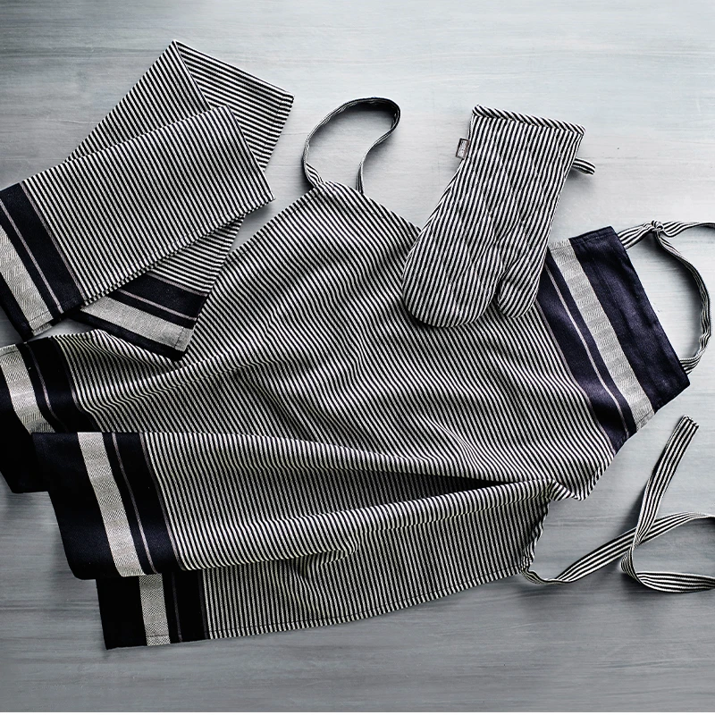 Bastian Jumbo Tekstilsæt 3 Dele Sort/Natur 3 Bastian Jumbo Tekstilsæt 3 Dele Sort/Natur