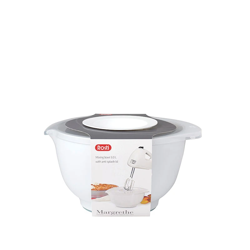 Rosti Margrethe Skål Med Låg Hvid 3 Liter 3 Rosti Margrethe Skål Med Låg Hvid 3 Liter