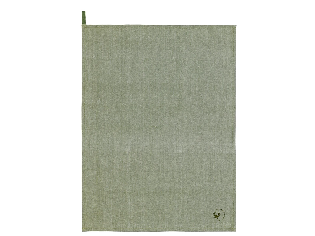 Södahl Chambray Organic Viskestykke Olive 50x70 Cm 3 Södahl Chambray Organic Viskestykke Olive 50x70 Cm