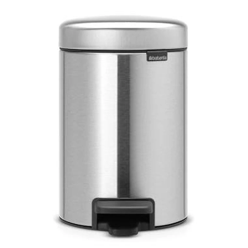 Brabantia Pedalspand Mat Stål 3 Liter 3 Brabantia Pedalspand Mat Stål 3 Liter