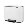 Brabantia Affaldssortering Bo Pedalspand Hvid 11+23 Liter -MEPAL Butik 8710755121142