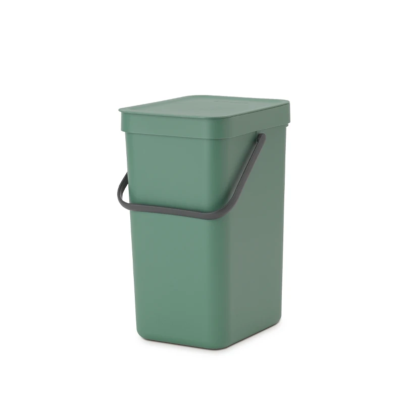 Brabantia Sort & Go Affaldsspand Med Låg Green 12 Liter 3 Brabantia Sort & Go Affaldsspand Med Låg Green 12 Liter