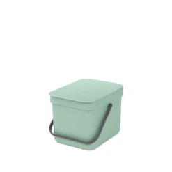 Brabantia Sort & Go Affaldsspand Med Låg Jade Green 6 Liter
