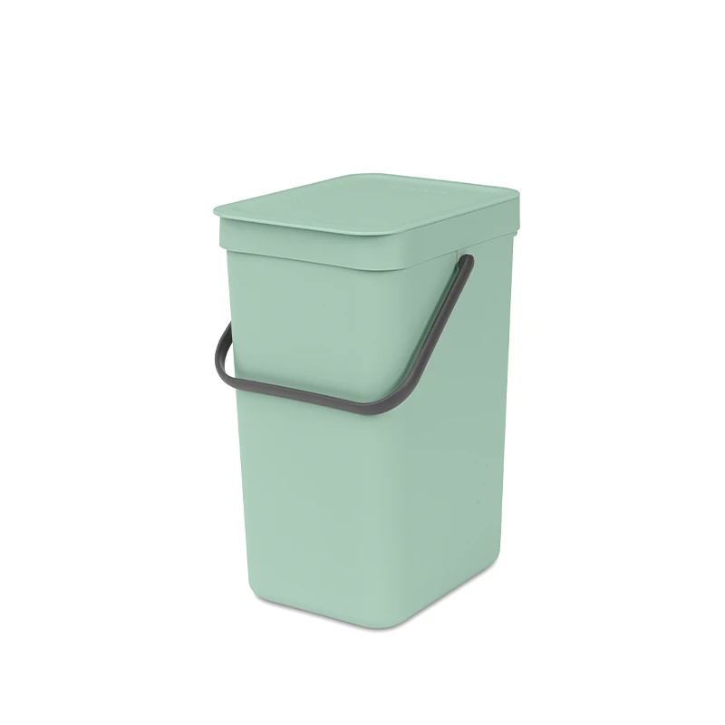 Brabantia Sort & Go Affaldsspand Med Låg Jade Green 12 Liter 3 Brabantia Sort & Go Affaldsspand Med Låg Jade Green 12 Liter