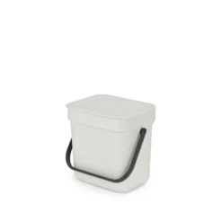 Brabantia Sort & Go Affaldsspand Med Låg Light Grey 3 Liter