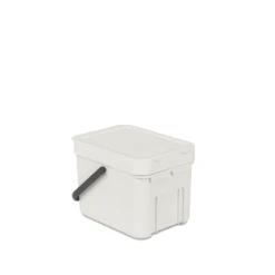 Brabantia Sort & Go Affaldsspand Med Låg Light Grey 6 Liter