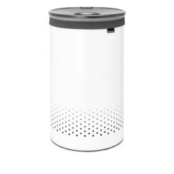 Brabantia Vasketøjskurv Med Låg Hvid 60 Liter