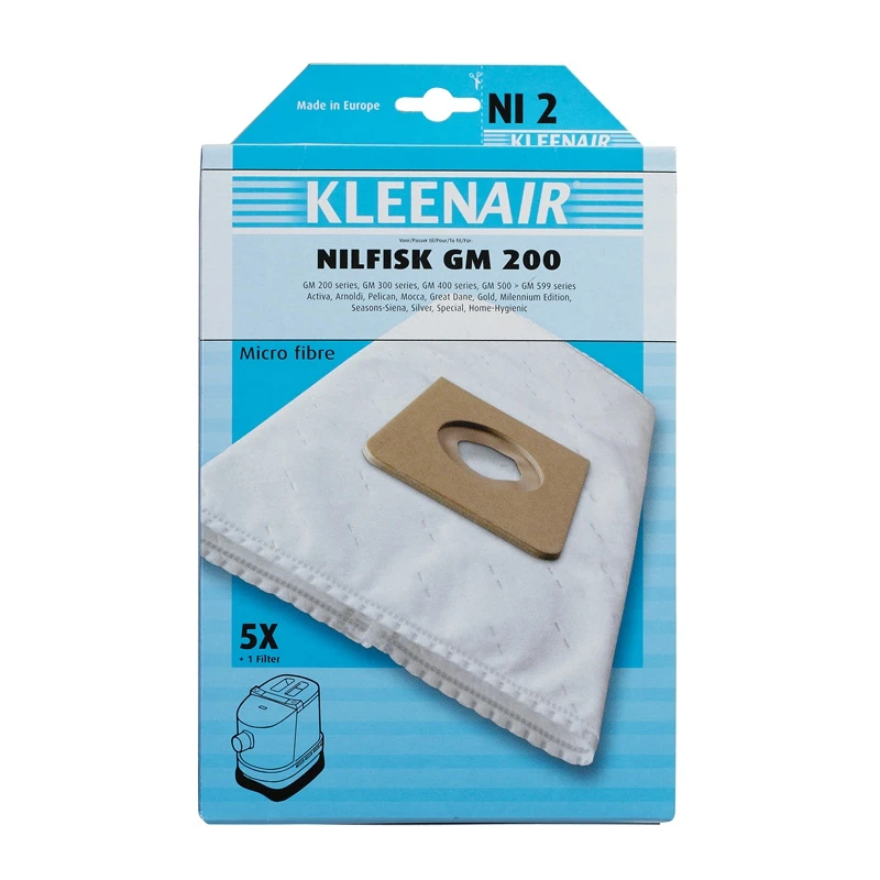 Kleenair Støvsugerposer Nilfisk NI 2 GM2/3/4/500 Serien 3 Kleenair Støvsugerposer Nilfisk NI 2 GM2/3/4/500 Serien