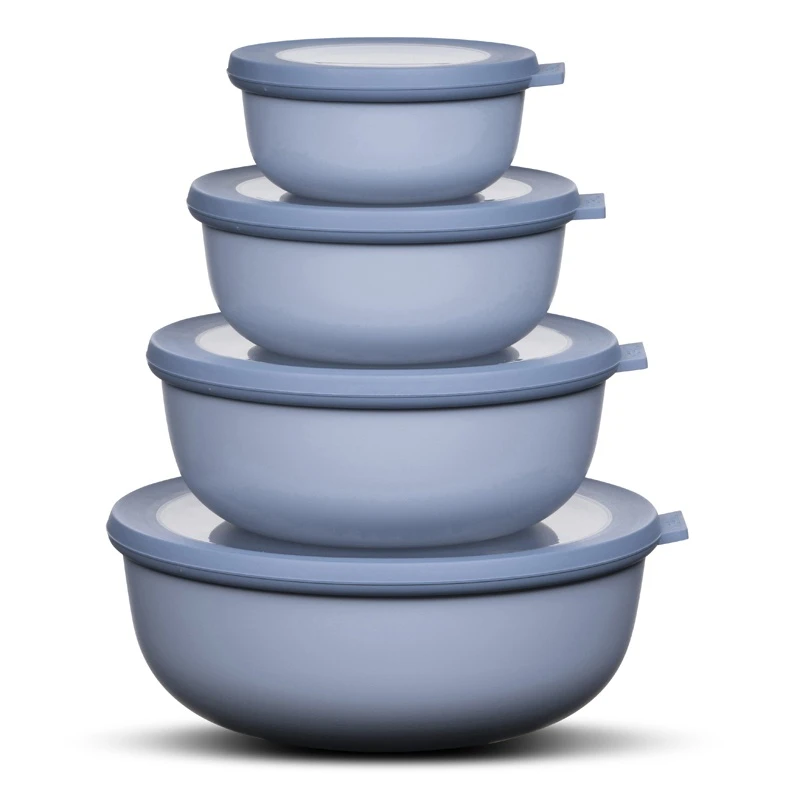 Mepal Cirqula Skålesæt Med Låg Lav Nordic Blue 3 Mepal Cirqula Skålesæt Med Låg Lav Nordic Blue