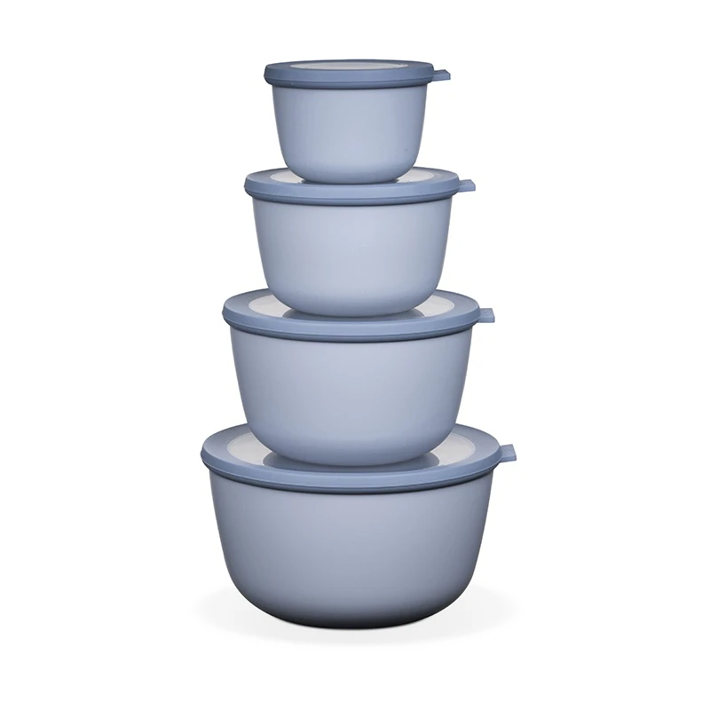 Mepal Cirqula Skålesæt Med Låg Høj Nordic Blue 3 Mepal Cirqula Skålesæt Med Låg Høj Nordic Blue